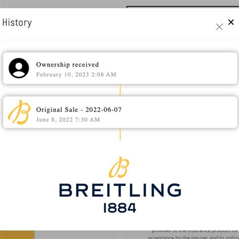 breitling papers